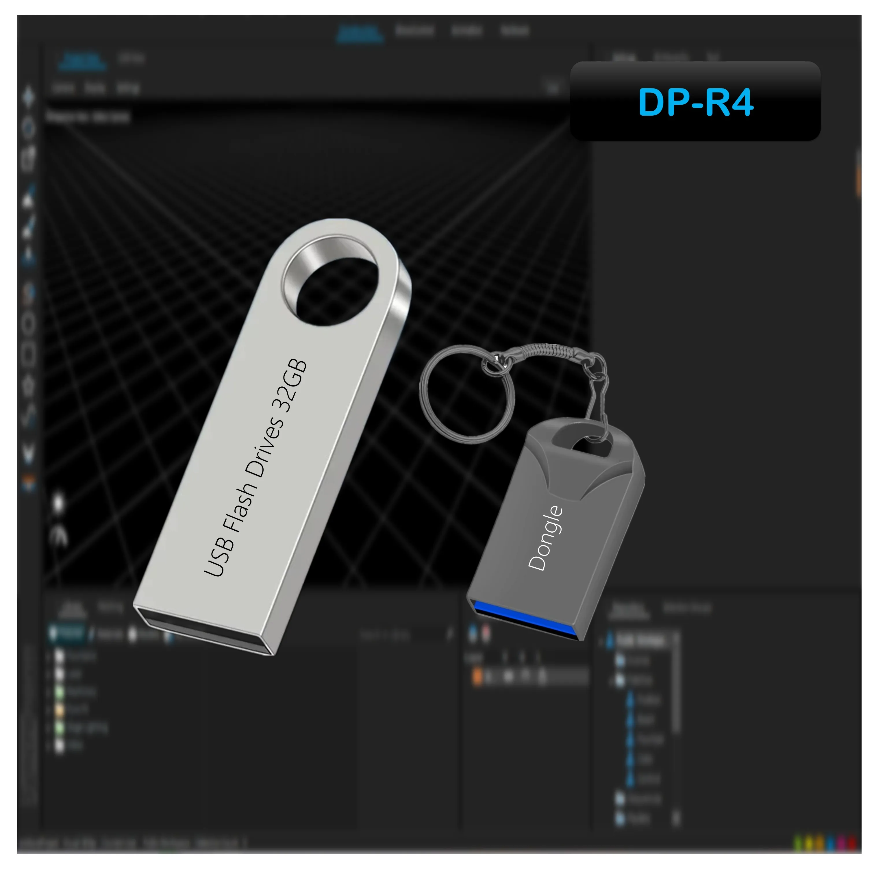 DP-Depe R4 D4 DP-Capt 2025 Пользовательские флэш-накопители USB 32 ГБ и ключ Профессиональные инструменты, предназначенные для дизайнеров сцены
