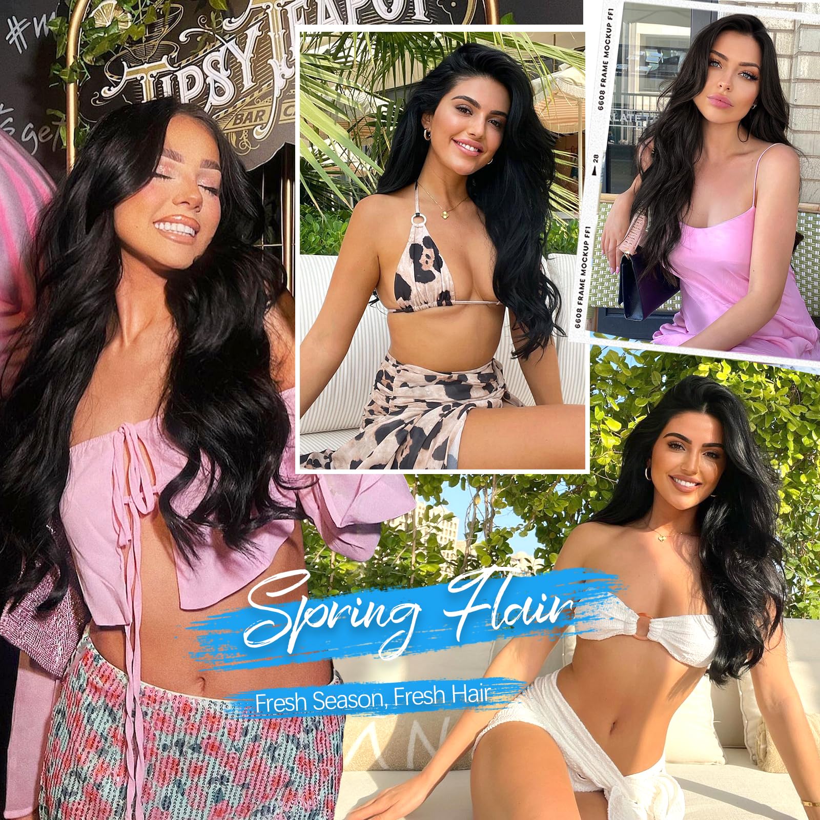 OLACARE 合成トッパーかつら偽バングクリップイン前髪エクステンションナチュラルフェイクフリンジ目に見えない Clourse かつら女性のための