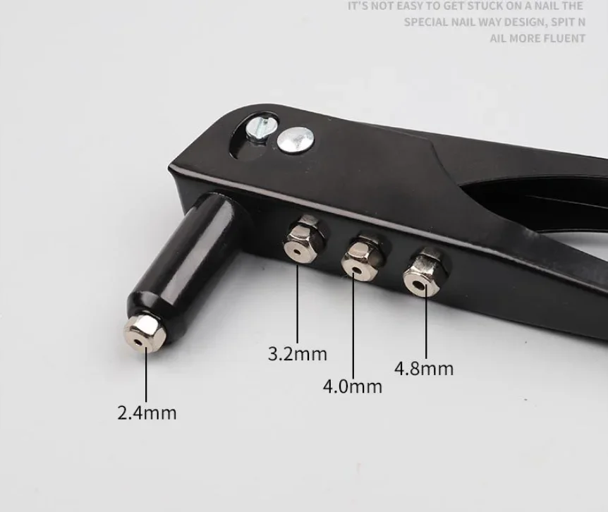 Kit de pistolet à rivets à main Pop, ensemble d'outils manuels à rivets aveugles, réparation de gouttière, ensemble d'outils de vente robustes pour le travail du bois en métal