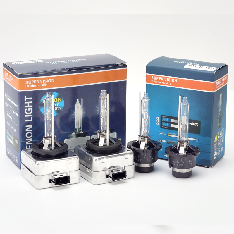 2 uds 6000k xenón D1S D3S coche 35w HID D2S D4S bombillas de faros para 12v auto 4300k 8000k