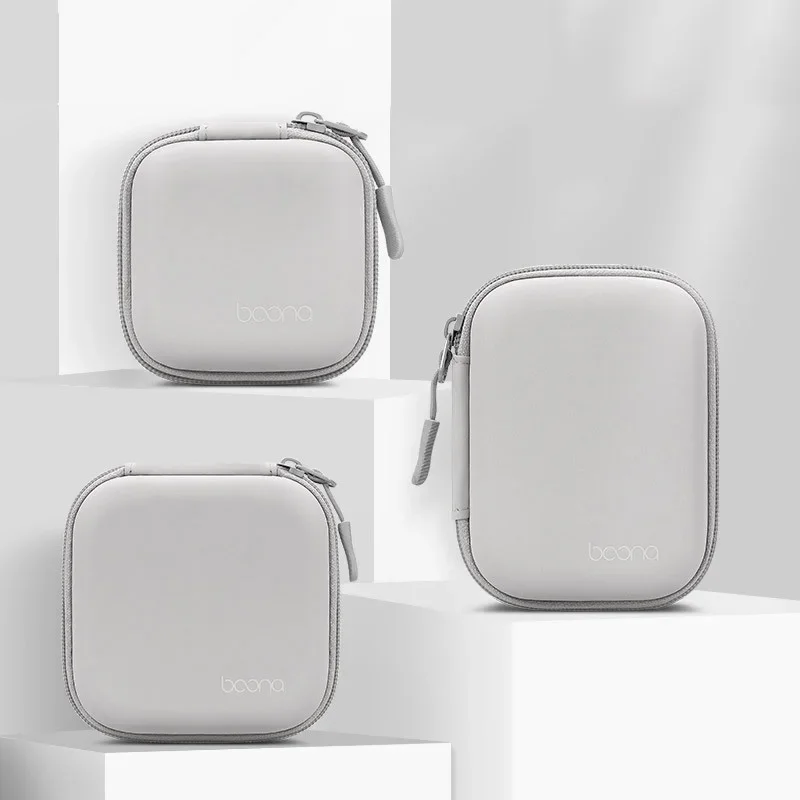 Mini Di Động Cứng Kỹ Thuật Số Tiện Ích Túi Bảo Quản Nhân Tạo Da Tai Nghe Sạc MAC Ốp Lưng Cáp Dữ Liệu Đĩa U Người Tổ Chức