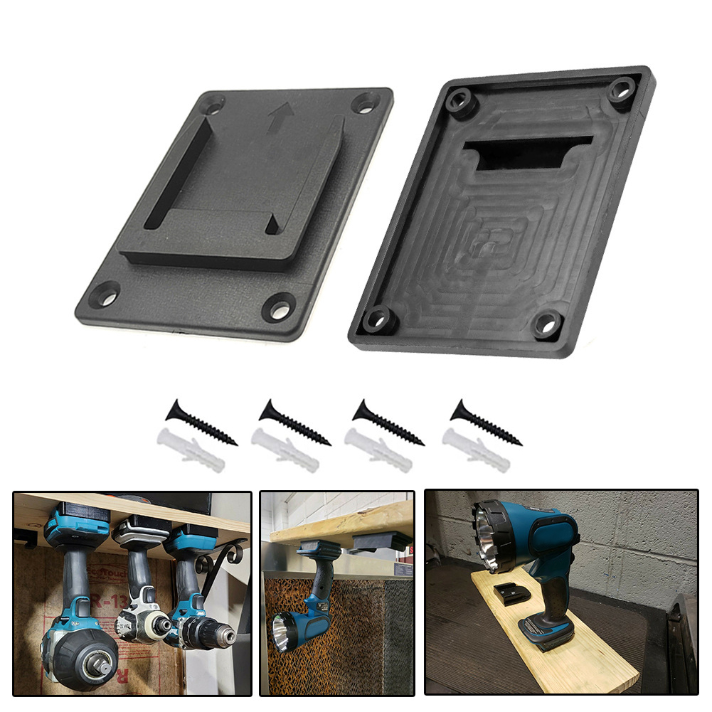 เครื่องมือผู้ถือ Dock Mount สําหรับ Makita สําหรับ Bosch 18V อุปกรณ์ซ่อมเจาะเครื่องมือผู้ถือกรณีเครื่อง Storage Bracket ขาตั้งสล็อต