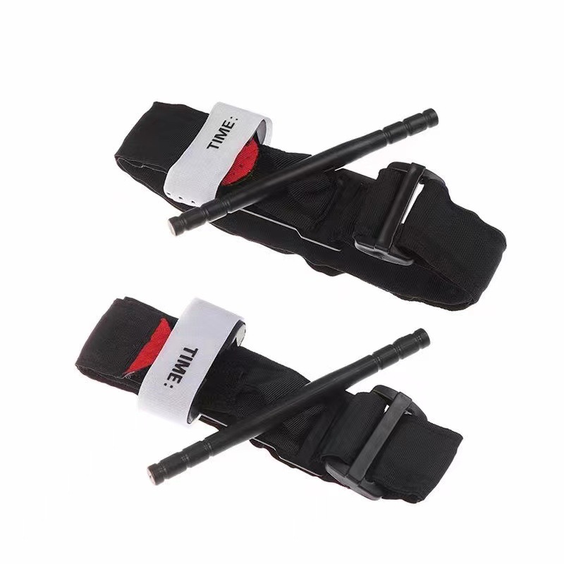 Garrot de survie militaire en métal coloré, saut d'eau rotatif, sangle d'urgence médicale, traumatisme