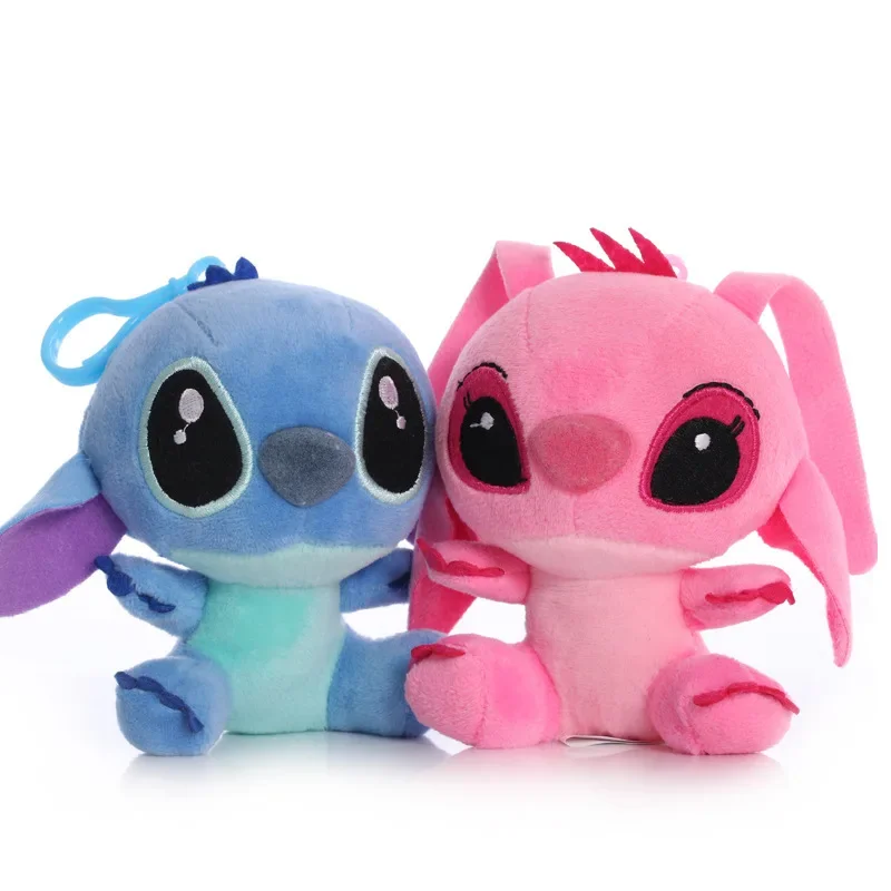 2025 neue Qualität Disney Lilo & Stitch Scramp Tier weiche gefüllte Baumwollpuppen Plüsch Peluche Kinderspielzeugmodell für Kinder Geschenk