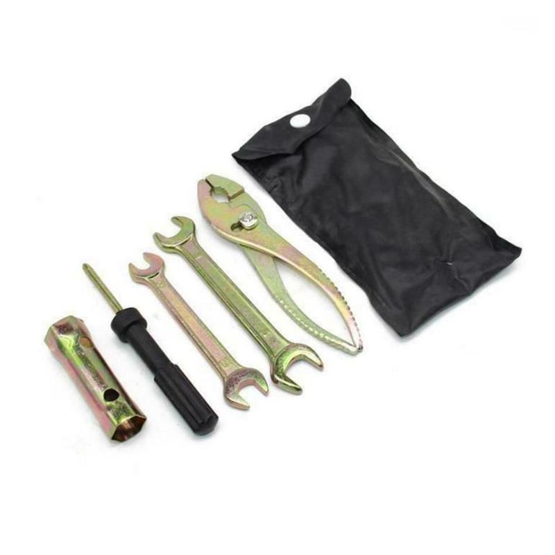 Chave inglesa universal para vela de ignição de motocicleta, kit de ferramentas de soquete, liga de alumínio, ferramenta de reparo de motocicleta, alicates, chave de fenda