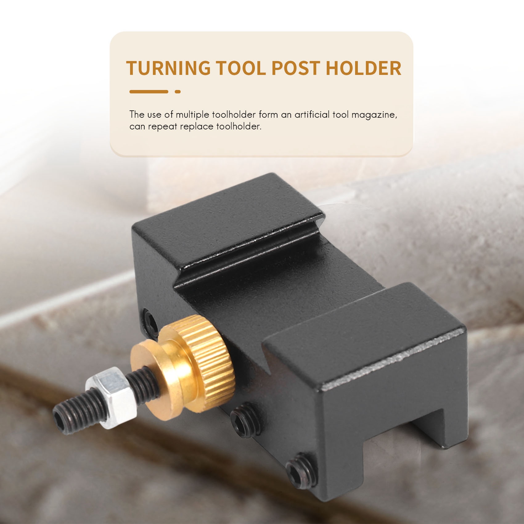 Aa91 3 peças mini torno ferramentas de troca rápida kit de suporte de poste (1/4-1/2 tamanhos), conjunto de suporte de perfuração/torneamento/revestimento cnc