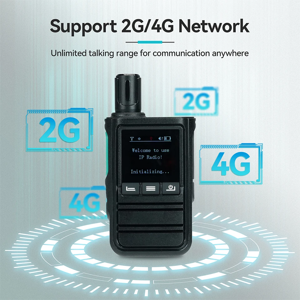 Retevis L61 4G Netzwerk Radio GPS Long Range Netzwerk Walkie Talkie USB C Lade Zwei Weg Radio Smartphone POC Radio Linux 2G 4G