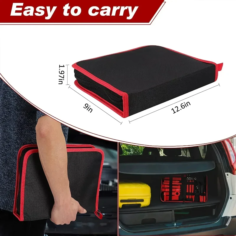 Kit de herramientas de extracción de molduras interiores de coche, juego de extractores de clips de plástico automático para desmontaje de paneles DIY