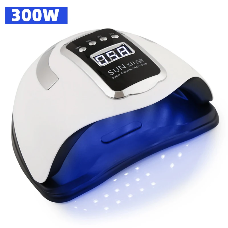 300W เครื่องเป่าเล็บมืออาชีพโคมไฟที่มีประสิทธิภาพ 66LEDs UV LED โคมไฟสําหรับเล็บเจลแห้งภาษาโปลิชคํา Smart Sensor เล็บเครื่อง
