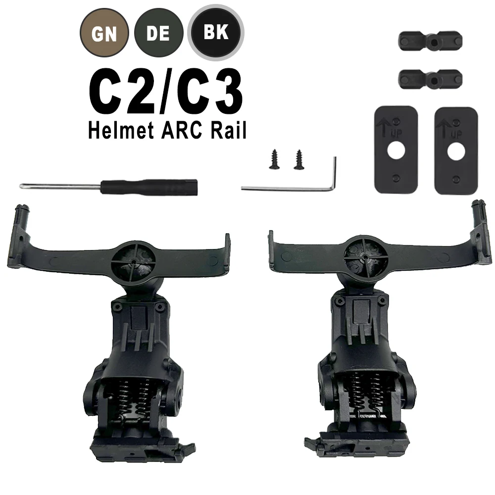 Adapter montażowy na hełm taktyczny OPS CORE ARC/Wendy M-LOK, pasujący do zestawu słuchawkowego COMTAC III, akcesoria do hełmu strzeleckiego.