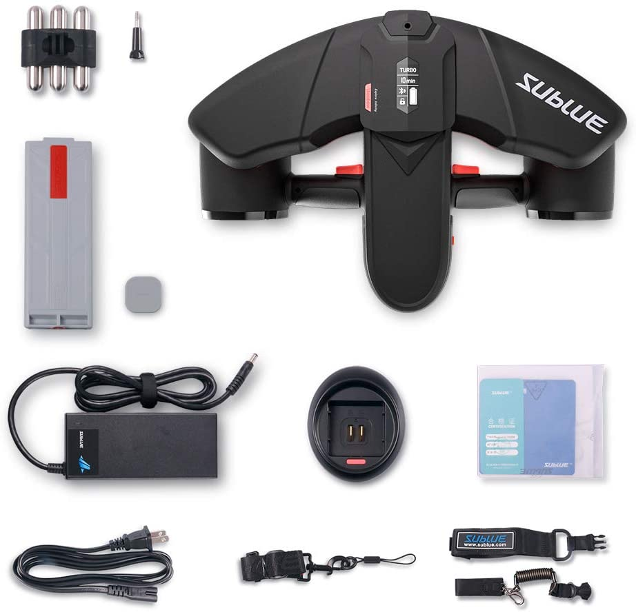 158wh sublue-インテリジェントダイビングスクーター,水中,75分,4.47mph電動スキューバダイビング,40m,防水