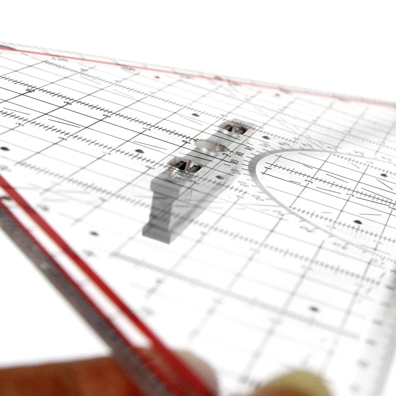 Isosceles Triangle 20CM Hand-drawn Triangle Board 30CM Professional Special Ruler Protractor Woodworking Interior Drawing Design
