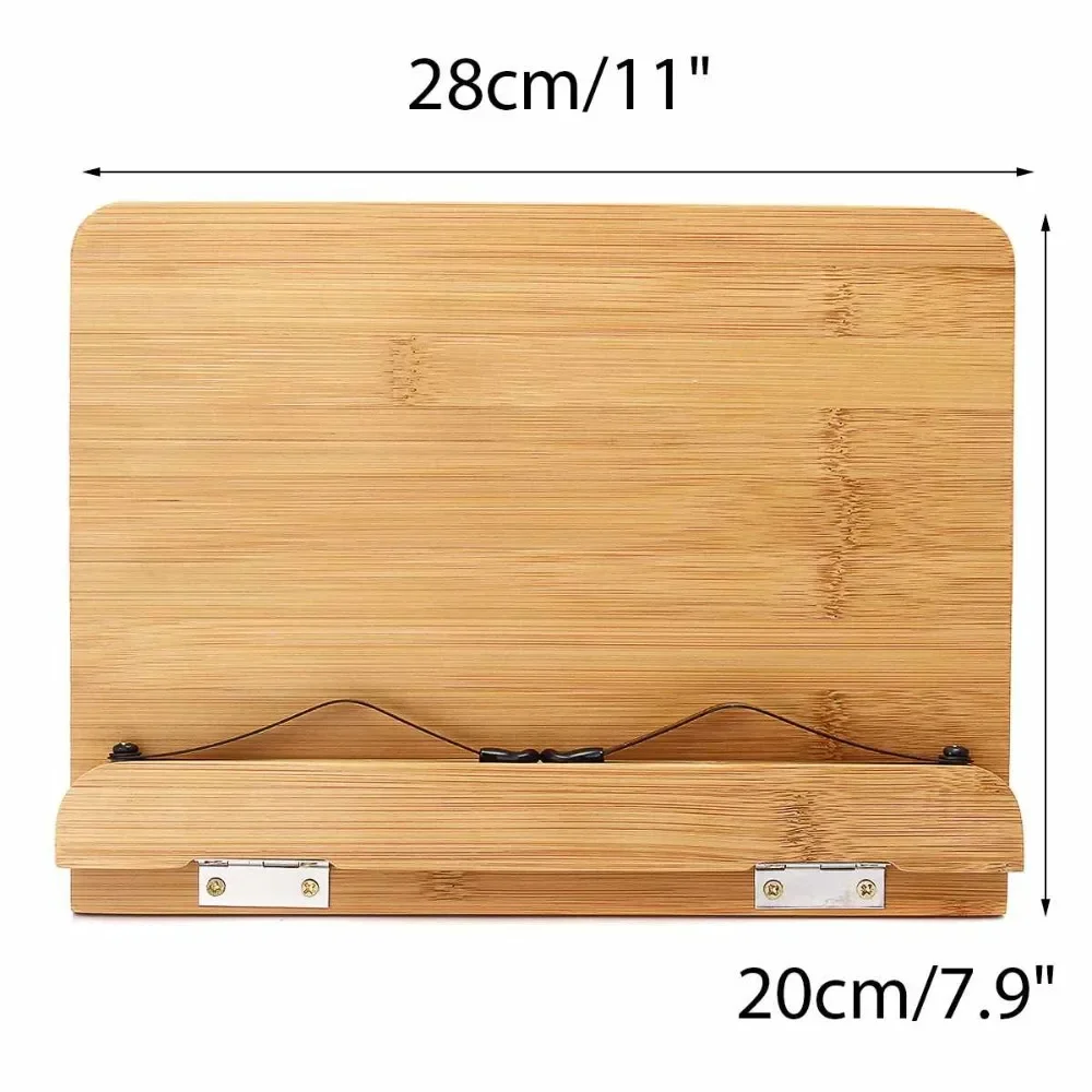 Trang Kẹp Giấy-Cuốn Sách Nấu Ăn Bàn Đọc Sách Chắc Chắn Bookstand-Sách Giáo Khoa Nhẹ Bookstand Di Động Có Thể Điều Chỉnh Giá Kẹp Sách Và Khay