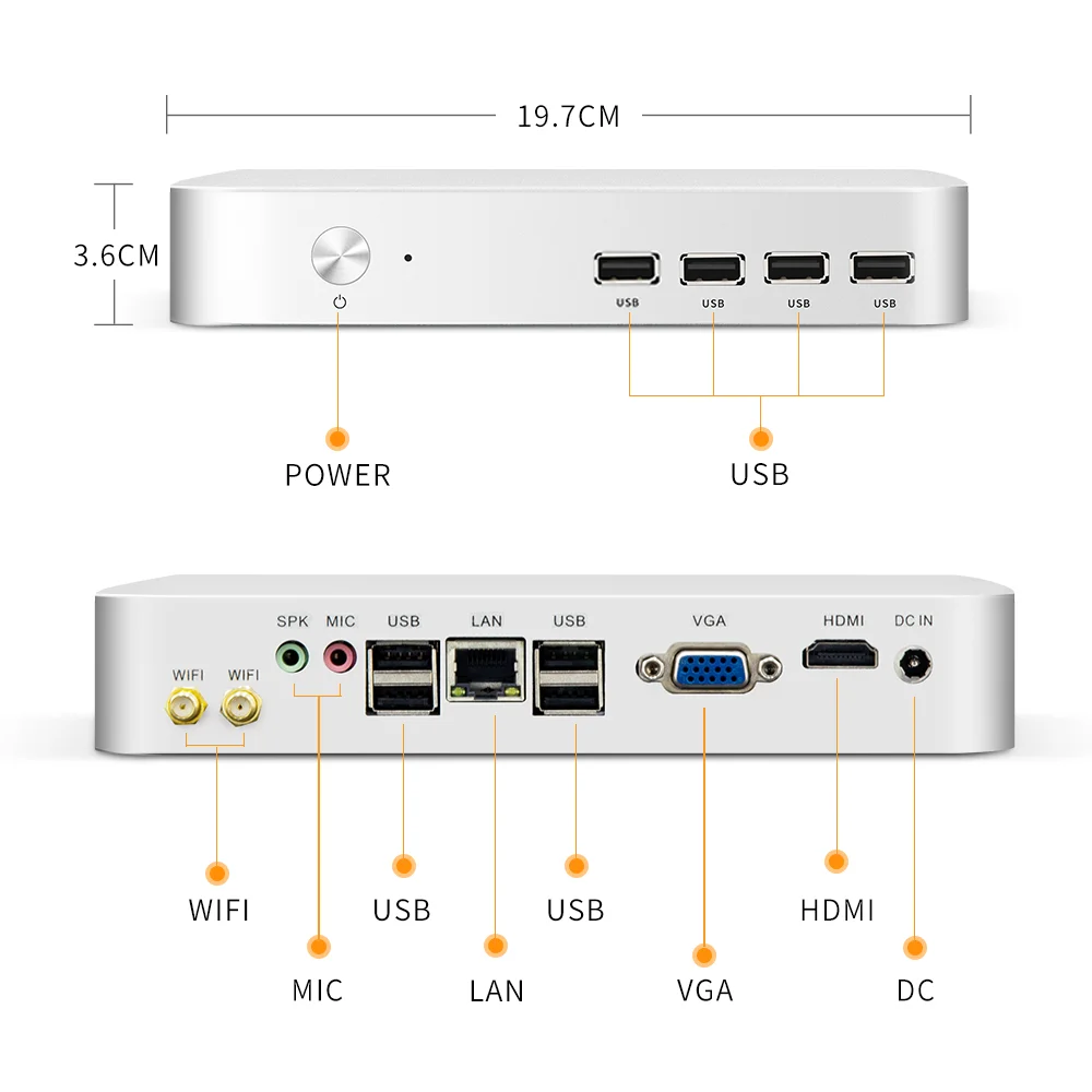 TexHoo Mini PC Máy Tính Intel Core I7 10750H I5 10500H N5095 AMD Bộ Vi Xử Lý ITX Windows 11 Pro 10 hệ Thống Linux Đơn Vị Văn Phòng NVMe