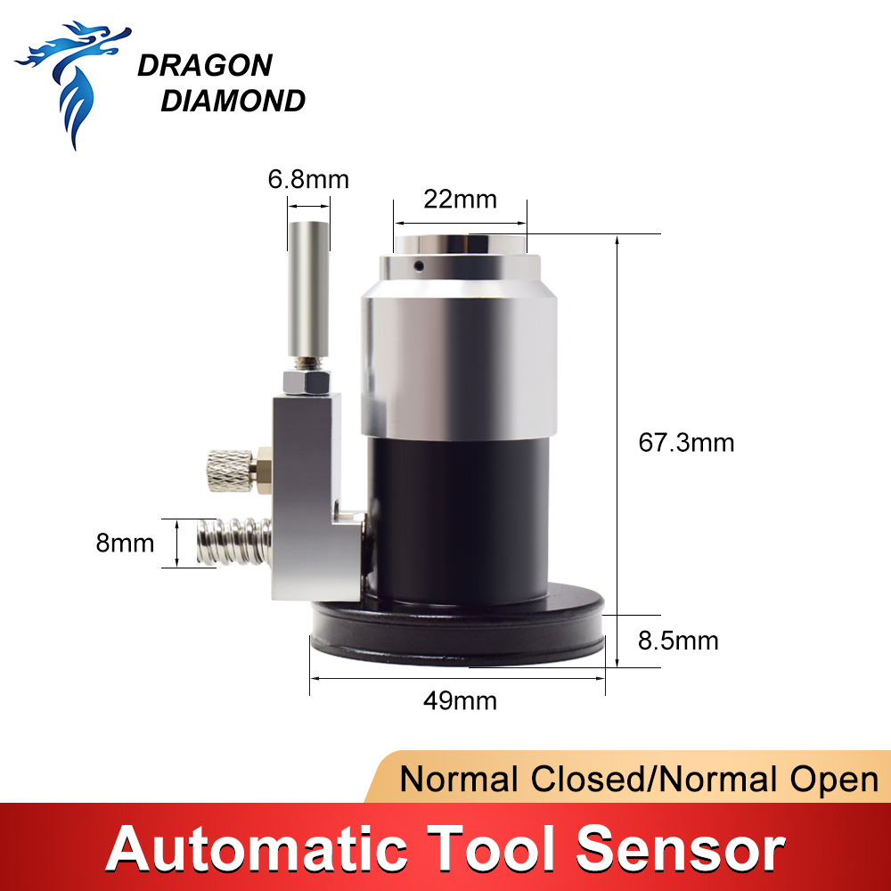 Sensor de herramienta automática, Sensor de sonda de eje Z, 4 cables para enrutador CNC, fresadora, máquina de grabado, accesorio de calibre de ajuste de prensa táctil