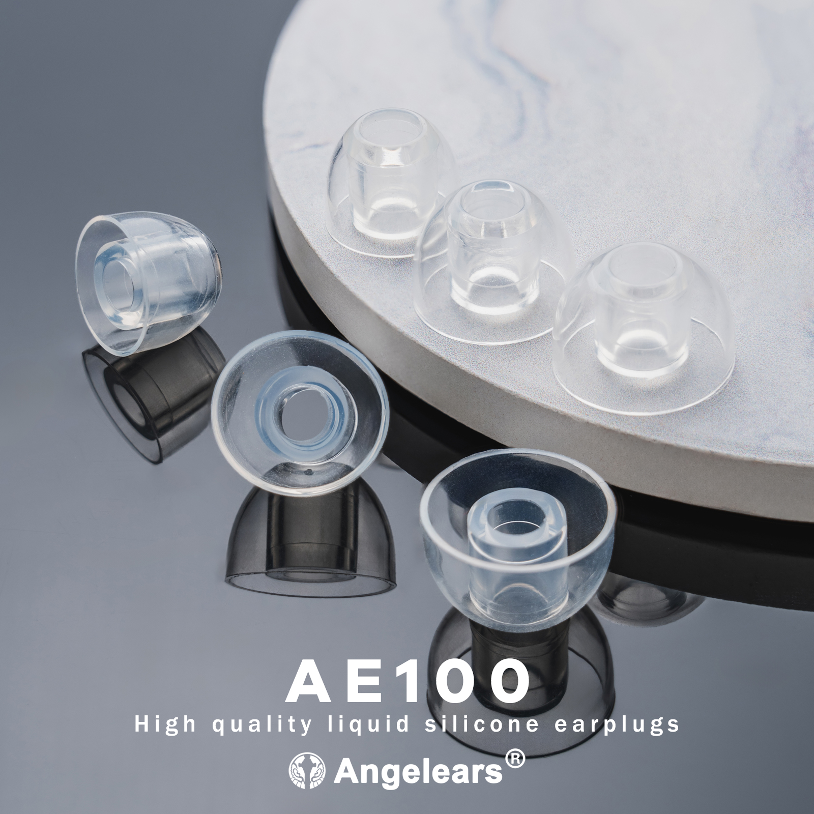 Angelears AE100 3 Paar weiche Ohrstöpsel aus flüssigem Silikon, geeignet für Bravery24 TanchJim 4U, Davinci