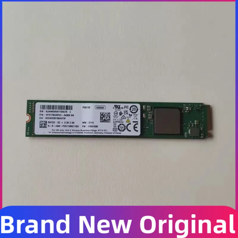 New  Original PE3110 PE4010 PE6010 960G PE6110 1.92T NVME M. 2 PCIE 22110 Solid State Drive SSD For SK hynix Enterprise Class