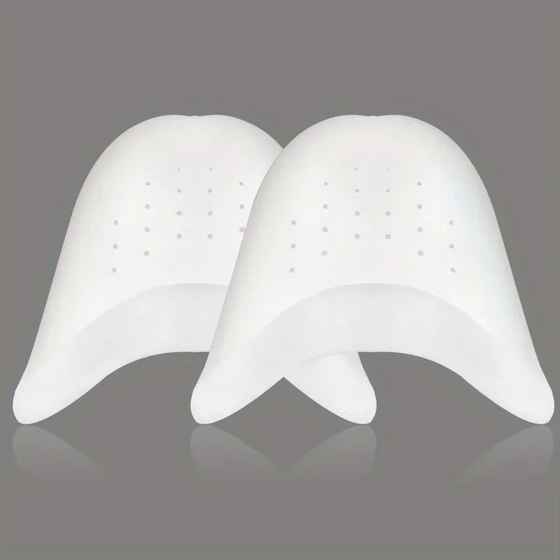 1 Paar Gel Teen Caps Zachte Ballet Pointe Dans Atleet Schoen Pads Teen Pads Pointe Siliconen Gel Pouch Protector Met ademend