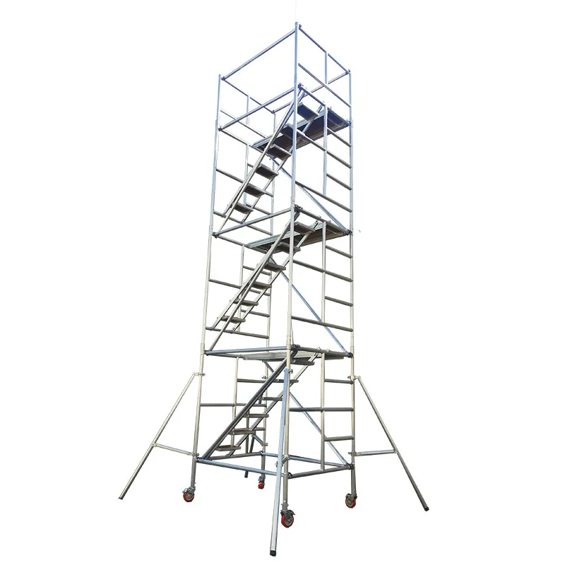 High Quality Hot Selling Mobile Multi-function Working Platform Aluminum Ladder Scaffolding