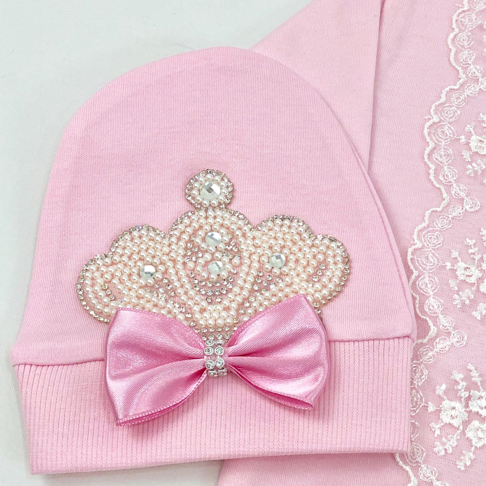 Dollbling 3 pezzi neonato fucsia abiti in pizzo rosa nome personalizzato pigiama nido neonata corona perlata tutina regalo di battesimo