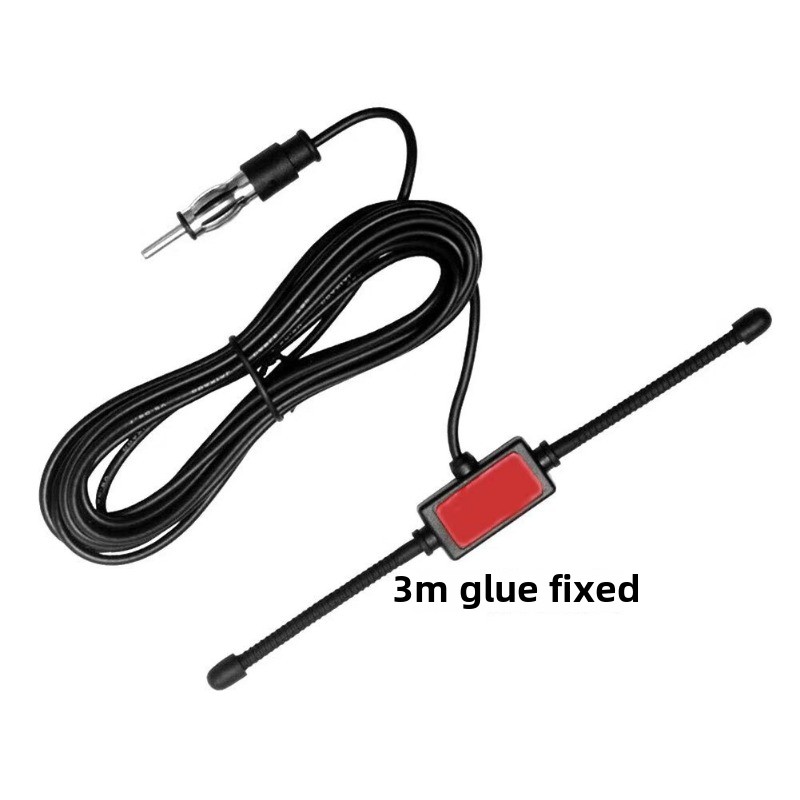 Auto FM-antenne Auto-dipoolantenne Boot Stereo AM FM-glasantenne Radioantenne Autoradio-antenne Antenne-splitterkabeladapter