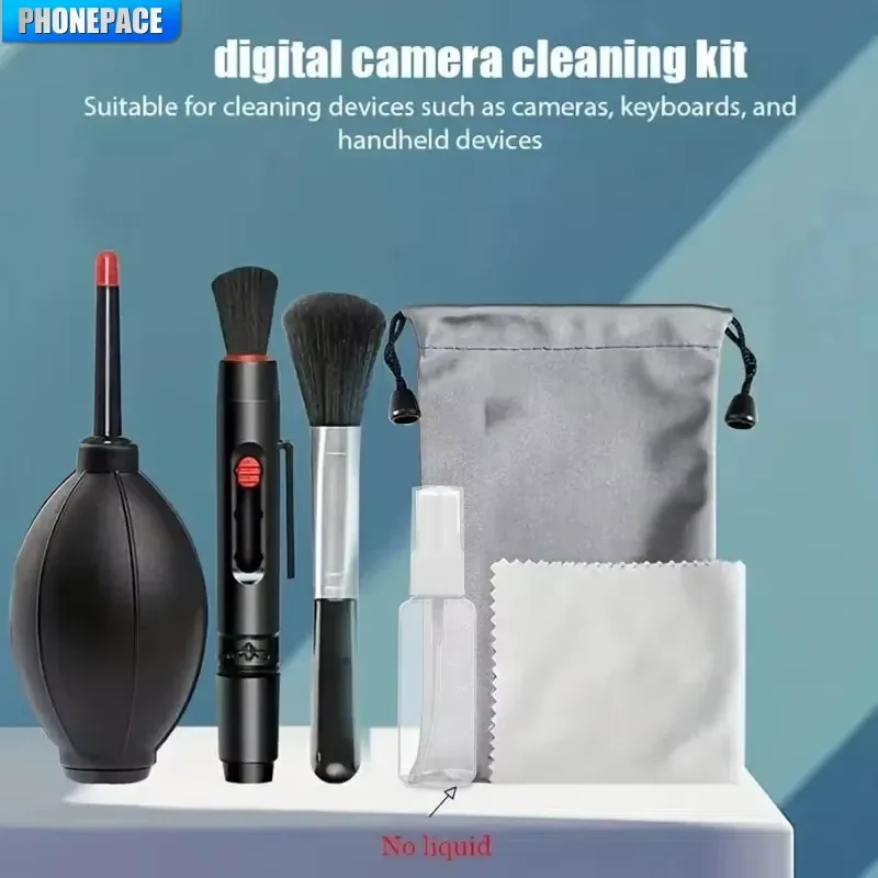 Digitale spiegellose Kamera-Reinigungsset, Laptop-Bildschirm, Tastatur, Luftblasen, geeignet für Canon, Nikon, Objektivtuch-Reinigungsset