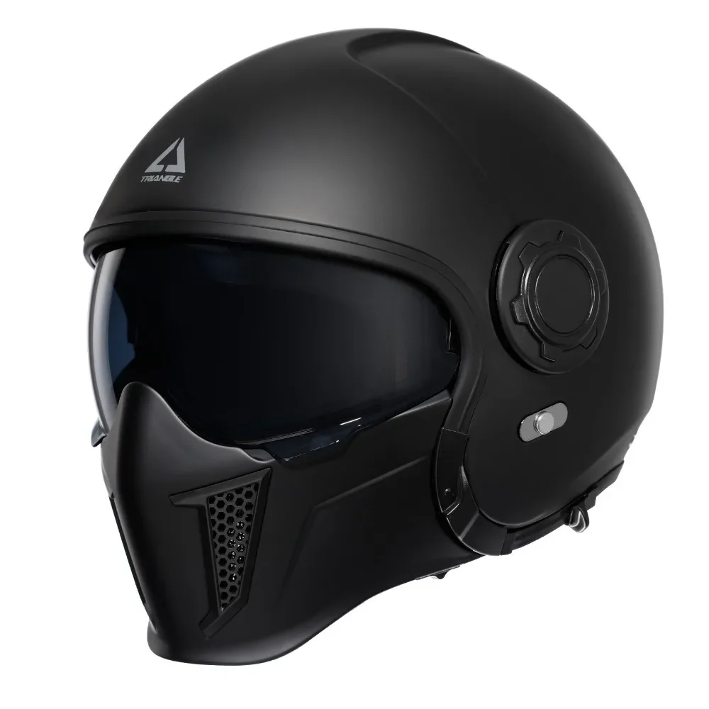 TRIANGLE Motorcycle Helmet Full Face Modular Motorcycle Helmets 3/4 Open Face Moto Helmets Men Women Dual Visor DOT ECE Approved