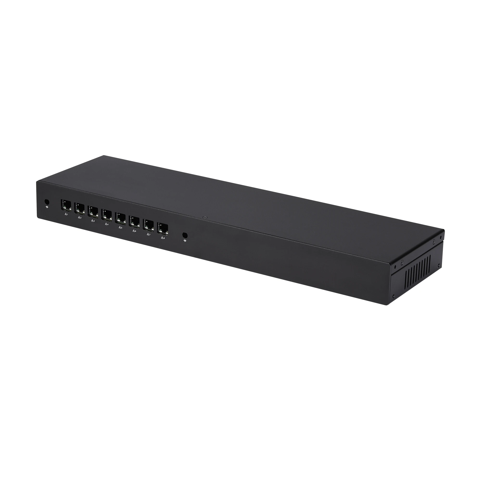 Qotom-mini computador 1u, router com 8x2.5g, versão lan b3, gen 10th, 8260u, 10110u, 10210u, 10710u, dp, 4usb, 3.0, router do firewall do pfsense