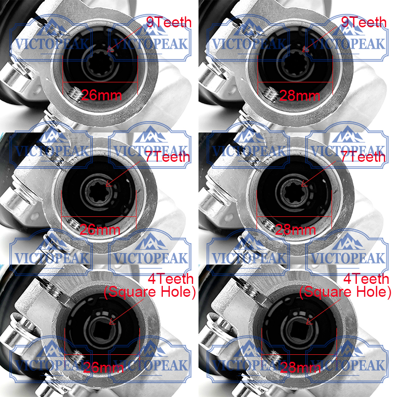 Garden Tools Accessories Parts Brush Cutter Gearbox 26mm 28mm 9 Teeth 7 Teeth Square Tooth Is Available