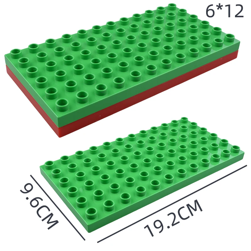Big Size Double Sided Plate Big Dots Creative Large Particle Double Floors Building Block BasePlate Compatible Big Size Kid Toy