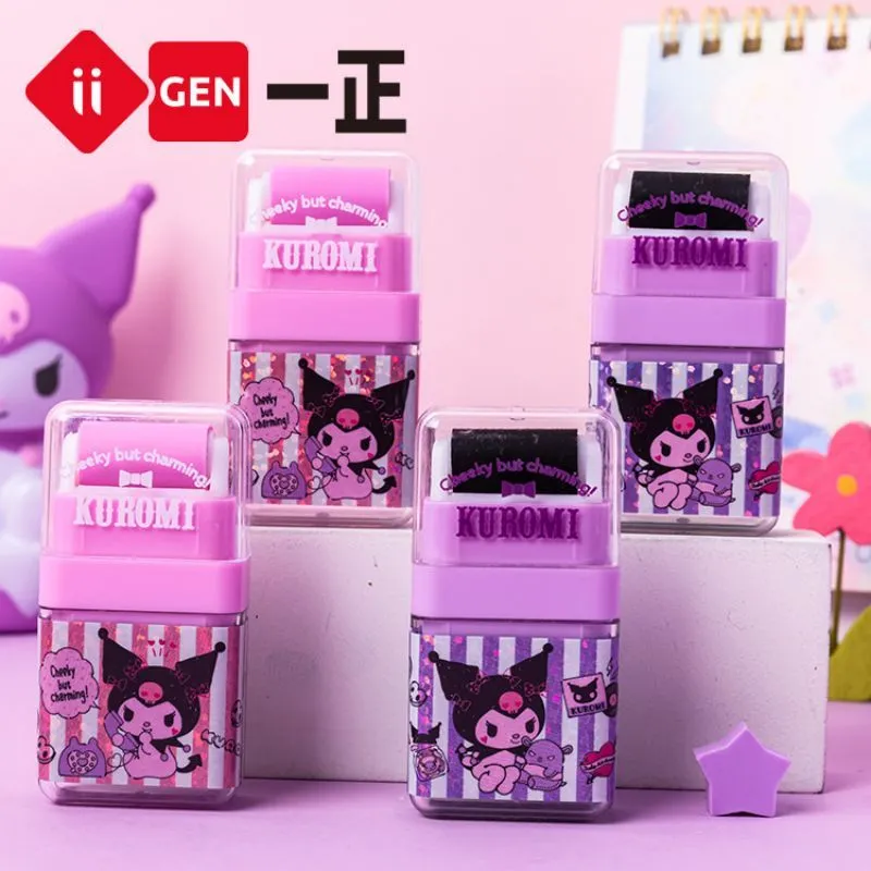 2 sztuk/zestaw Sanrio Hello Kitty gumka rolkowa śliczne kreatywne pisanie korekta szkoła uczeń biuro podstawowe artykuły papiernicze gumy