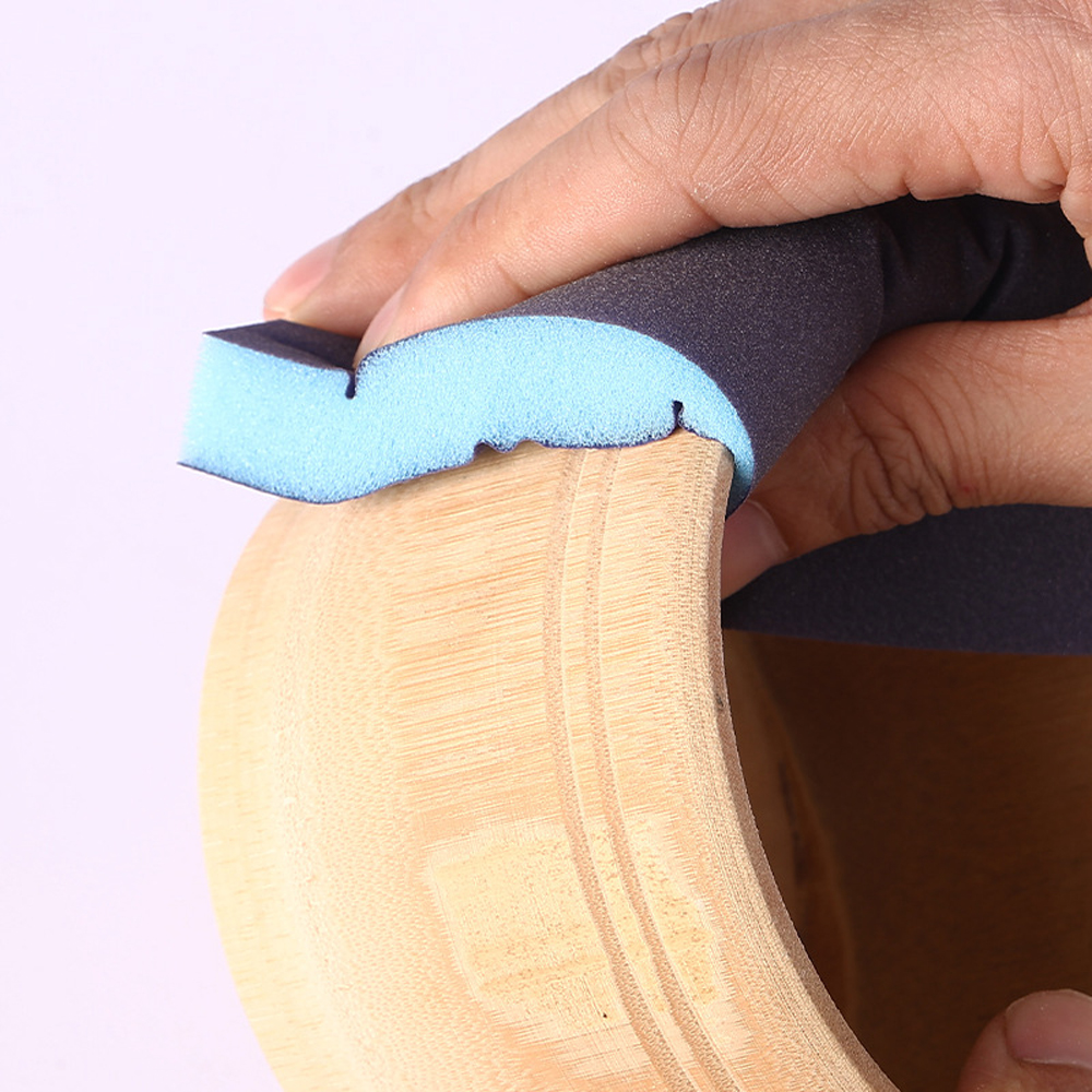 Set di 6 spugne abrasive, grana 60-320, grosso, medio fine, lavabile, riutilizzabile, blocchi asciutti e bagnati, per legno, metallo, vetro, mobili, vernice