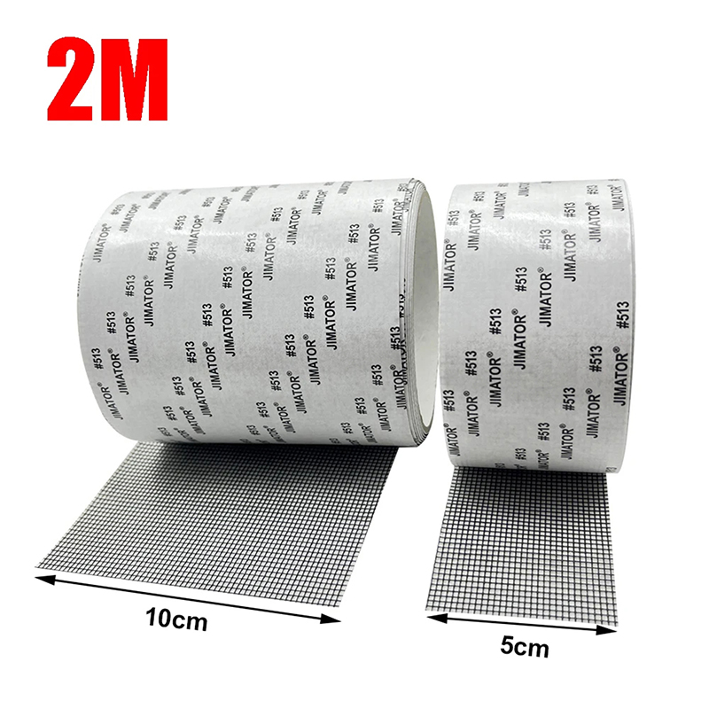 Auto-adesivo Window Screen Repair Tape, Mosquito Net Patch, Anti-Insect Fly Mesh, Buracos Quebrados, Largura 5 cm, 10cm