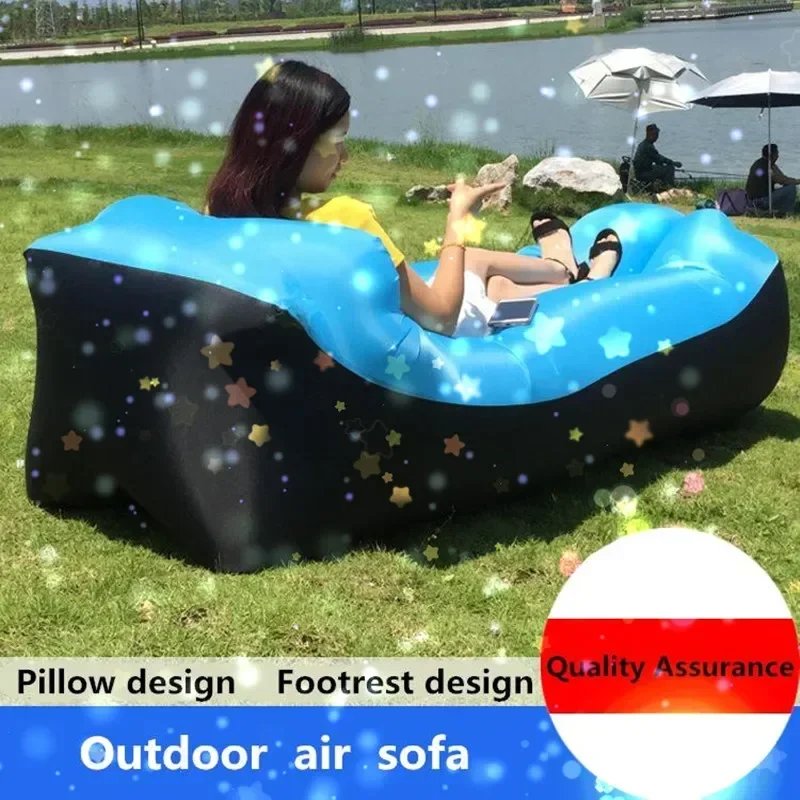 OTAUTAU-sofá inflable para exteriores, portátil, Picnic, Camping, playa, Festival, colchón inflable, sofá inflable