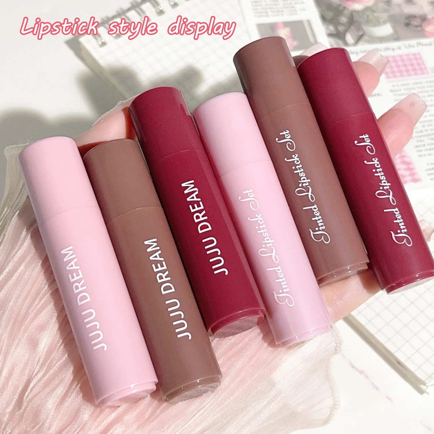 3 piece set Moisturizing, Hydrating, Lightening lip lines, Color rendering, Long-lasting makeup, Nourishing lip set