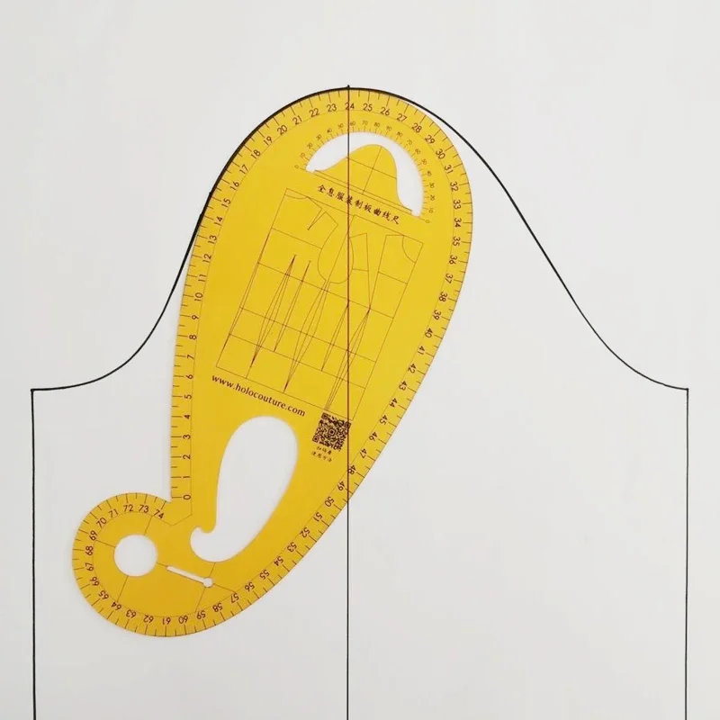 Führungs lineal zu Muster machen Modedesign Lineal Kleidung Kurve Armloch Lineal
