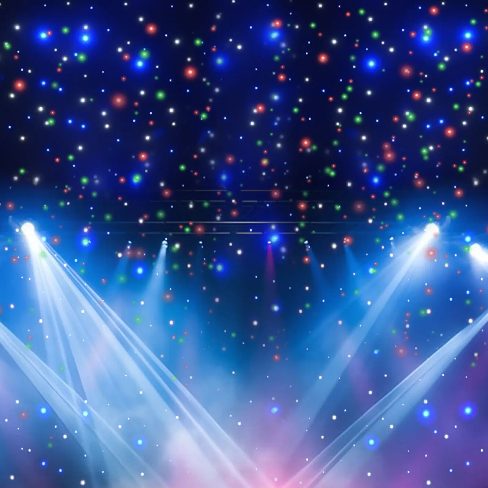 Versatile LED Star Curtain Heat Emission Holes & Splicable Design, Suitable For Stages, Live Rooms With Dazzling Light Effects