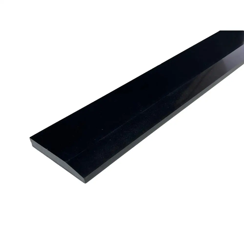 Hollywood Engineered Marble Threshold Floor Transition Stain Resistant Durable Glue Down Polished Surface 5"x36" Custom Cutting