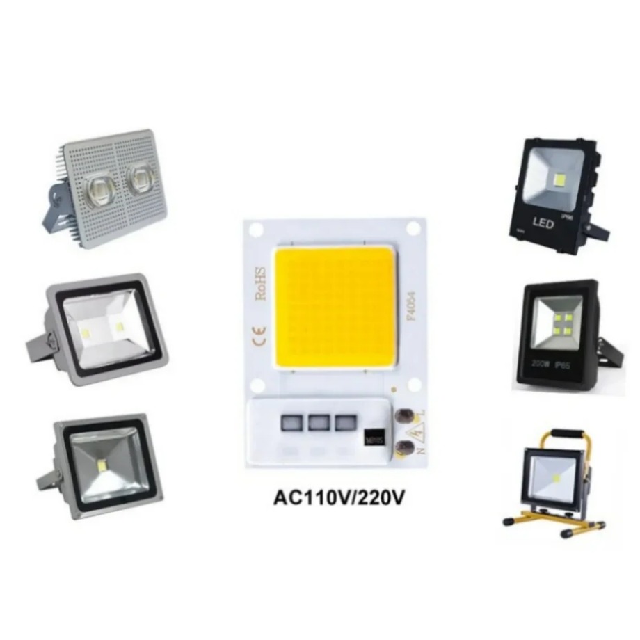YzzKoo LED COB Chip 10W 20W 30W AC 220V Smart IC bez sterownika Koraliki LED do reflektorów Reflektor Diy Matrix Lighting