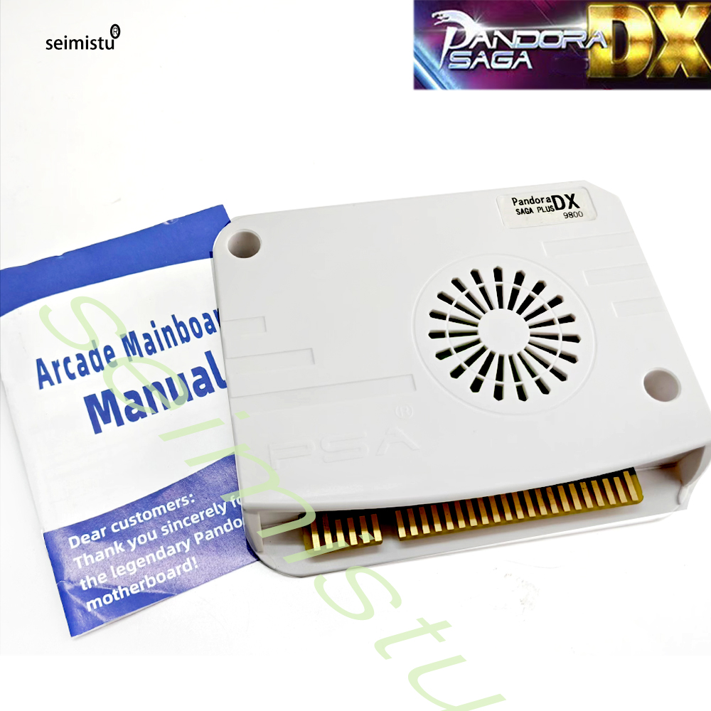 2024 Pandora Saga Box DX 9800 em 1 Versão Arcade Joystick Console de jogos Máquina de gabinete JAMMA Mainboard PCB Multi HDMI VGA CRT