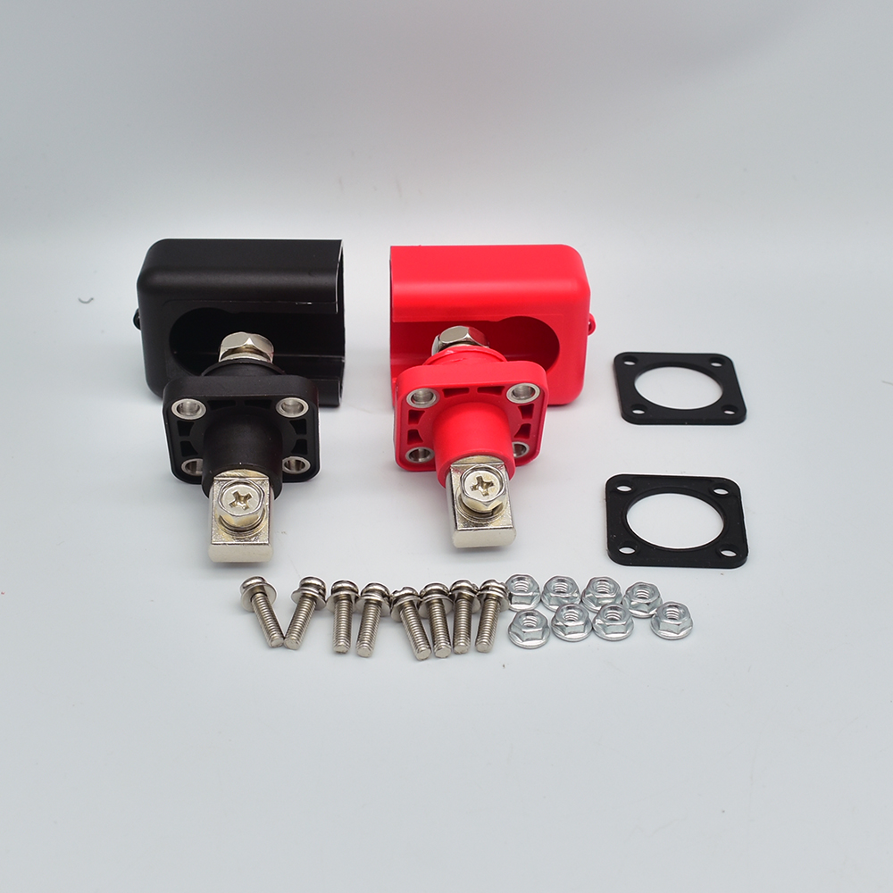 2PCS 200A Vollkupfer Lithium-Batterie Energie Lagerung Terminal Batterie Stecker Batterie Lagerung Terminal Post