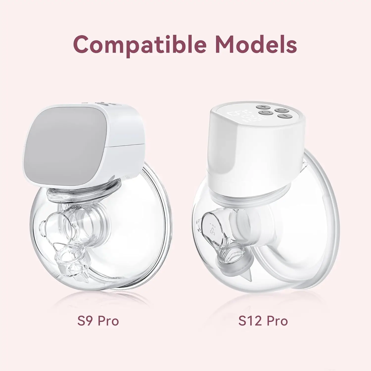 Diafragma de silicona con válvula de pico de pato S9 Pro/S12 Pro/S9/S12, Compatible con extractor de leche momcozy, reemplazo de extractor de leche eléctrico