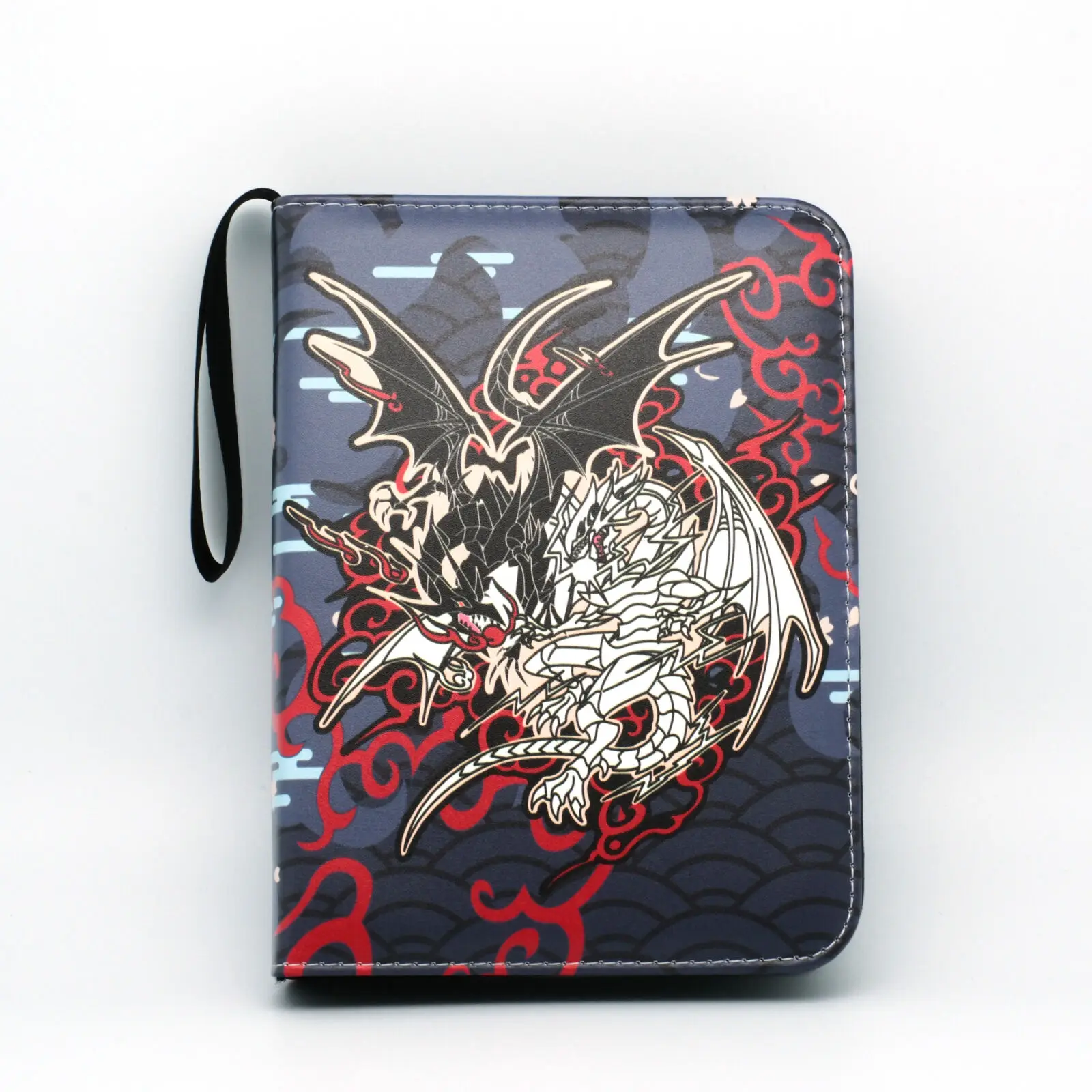 Yugioh TCG GAME Card Binder Yu-Gi-Oh Red-Eyes Black Dragon Держатель для карт Альбом 4-карманный держатель для коллекции карточных игр