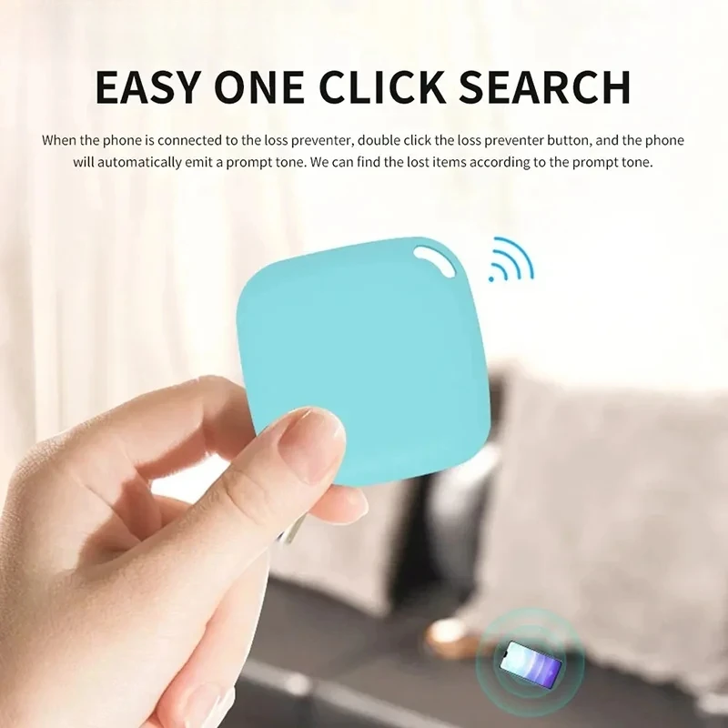 Bluetooth Smart Finder 5.0 Diseño compacto Función de alarma de anillo Compatible con iOS Android