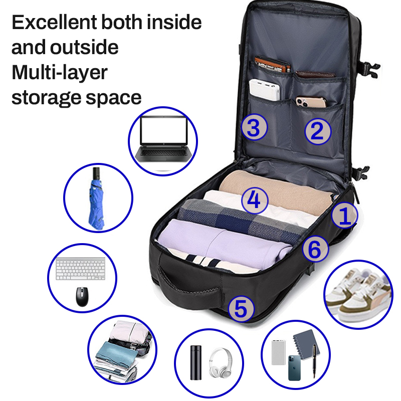 กระเป๋าเป้สะพายหลัง 40x20x25 Ryanair, กระเป๋าเป้สะพายหลังเดินทางสําหรับผู้หญิงผู้ชาย, สินค้าส่วนตัวกระเป๋าเป้สะพายหลัง, กระเป๋าเป้สะพายหลังแล็ปท็อป Weekender ธุรกิจ