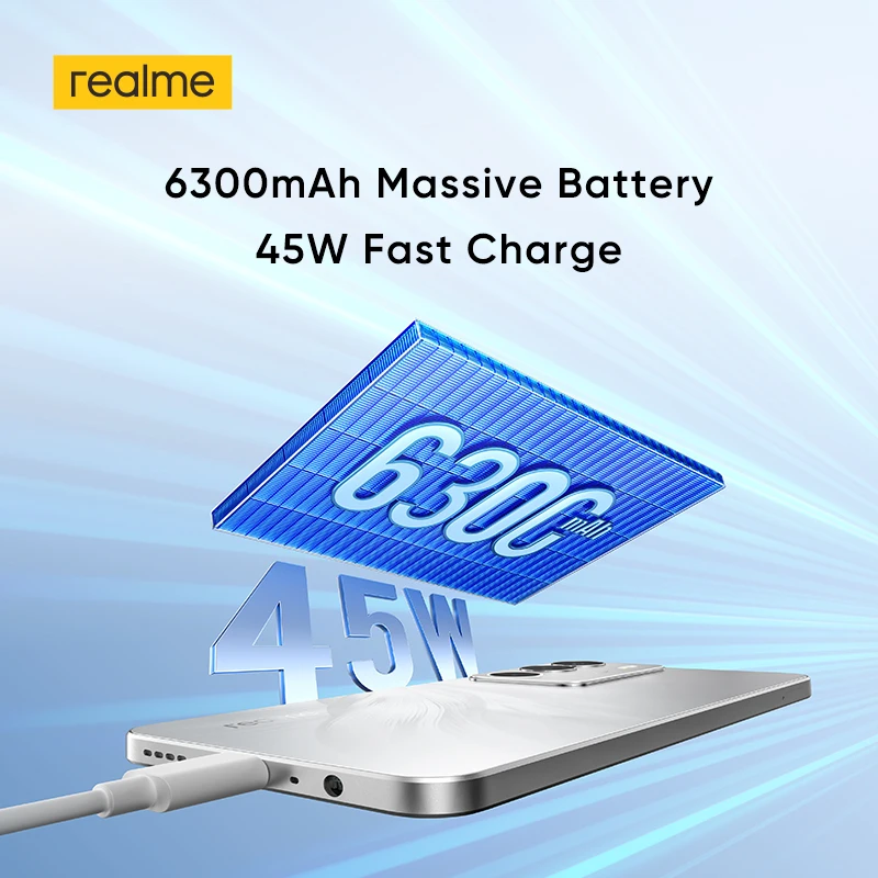 [เวอร์ชันรัสเซีย] realme C71 สมาร์ทโฟน 6300mAh แบตเตอรี่ 45W 6.67 "120Hz 50MP กล้อง UNISOC T7250 ชิปเซ็ต IP64 NFC