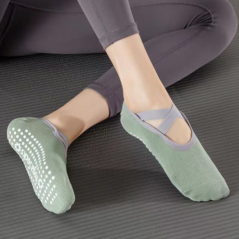 Yoga Socks Women High Quality Pilates Socks Anti-Slip Breathable Bandage Yoga Socks Ankle Ladies Ballet Dance Sports Socks