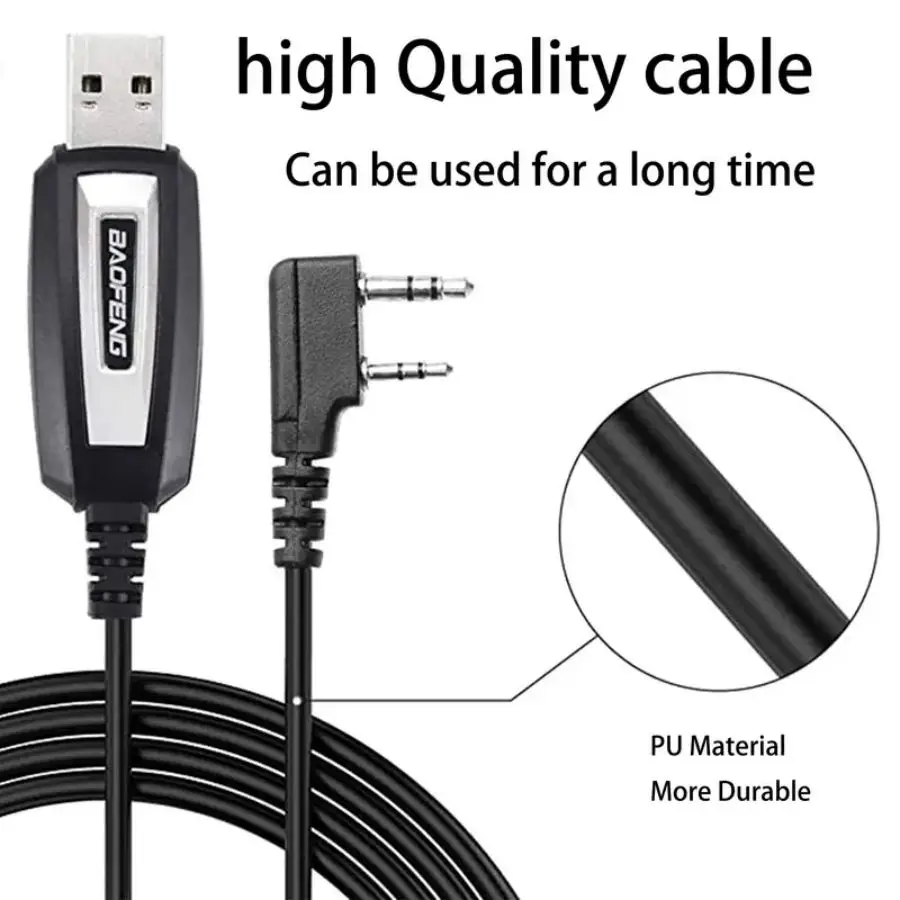 Walkie Talkie-Programmierkabel für Baofeng, Quansheng, Retevis, Kenwood Funkgerät