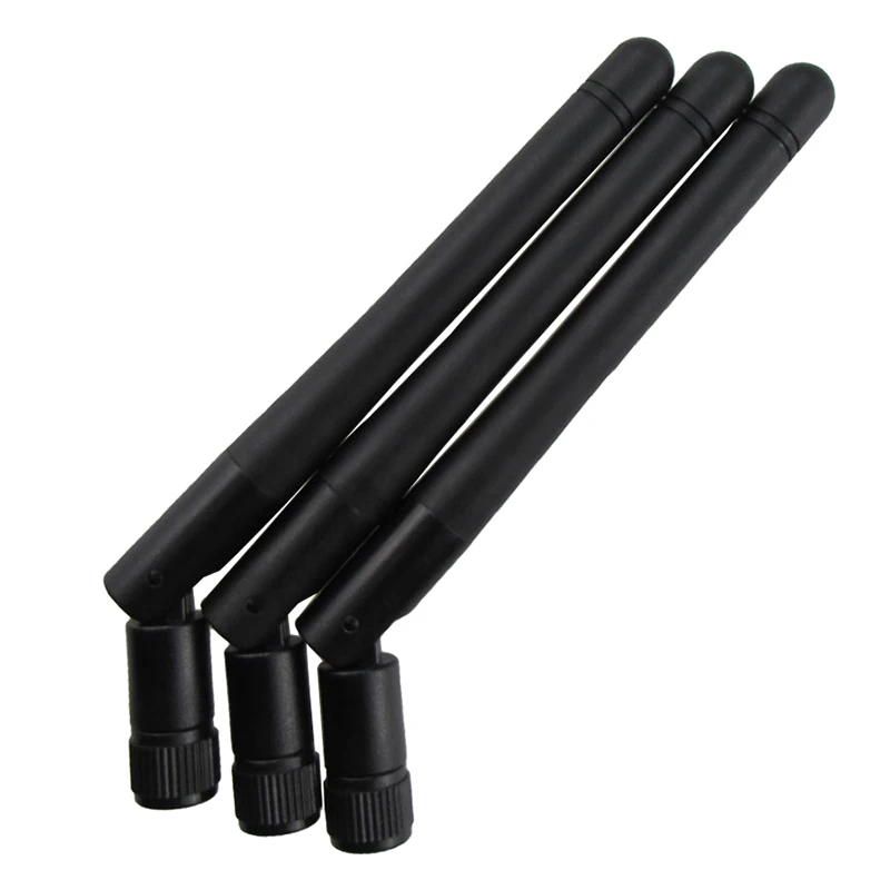 2pcs Antenna WIFI Dual Band 10dBi 2.4G 5G 5.8G SMA amplificatore maschio Router WLAN Singal Booster