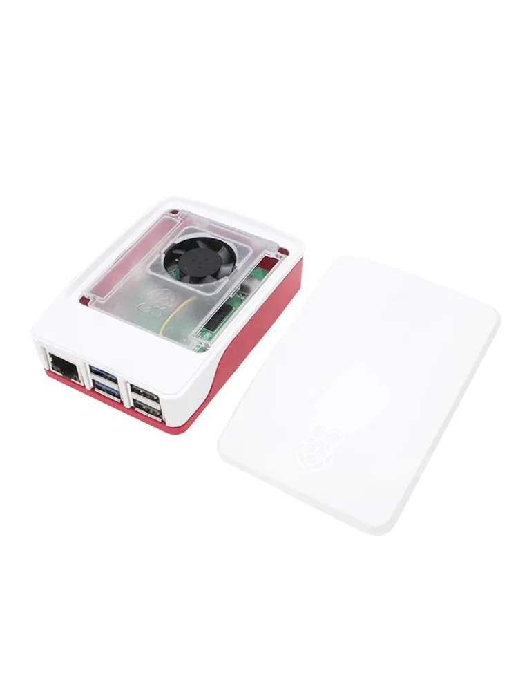 Per Raspberry Pi 5 Custodia originale ufficiale con custodia per ventola a temperatura controllata Custodia protettiva per Raspberry Pi 5